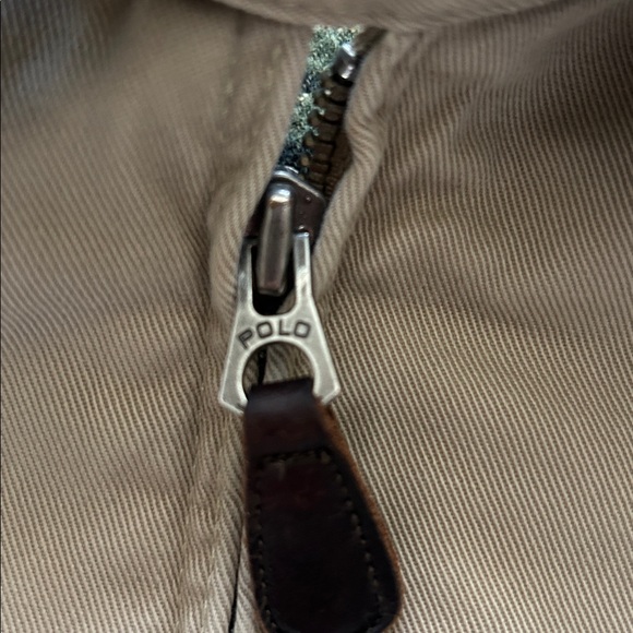 Polo Ralph Lauren Khaki Jacket Men’s 2XL Zip-Up Preppy Casual Plaid Lining - Picture 12 of 12